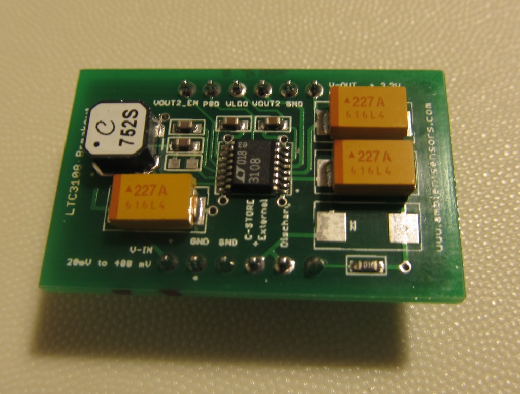 Using the LTC3108 breakout board with a solar cell Using the LTC3108 breakout board with a solar cell