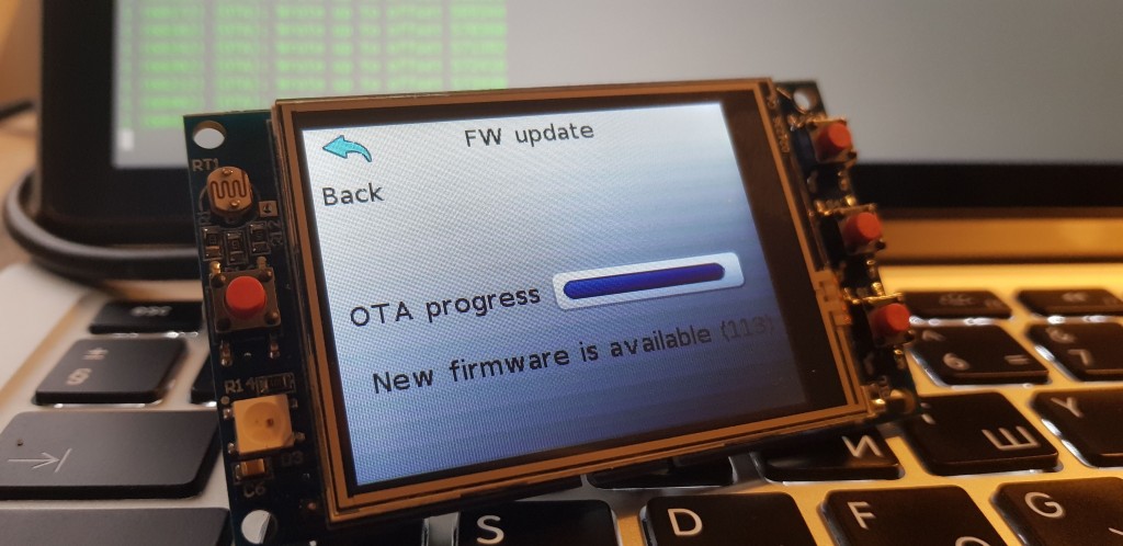 ESP32 OTA firmware update using compressed firmware image over HTTP (s) / MQTT (s)