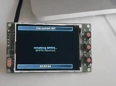 Running TFT demo on my ESP32 gateway project