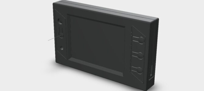 3D-printable enclosure for my ESP32 TFT display project