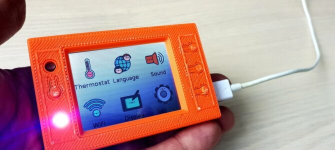 3D printed enclosure for ESP32 TFT project