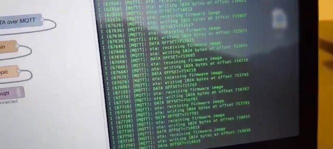 ESP32 OTA using MQTT over SSL