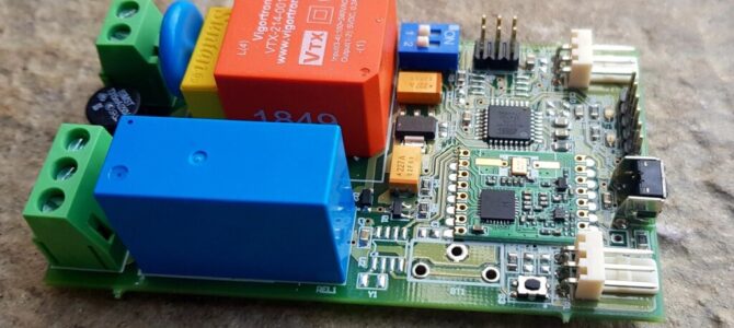 16A relay actuator with 433Mhz RFM69