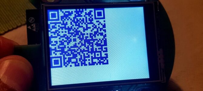 Dynamic QR generation on ESP32