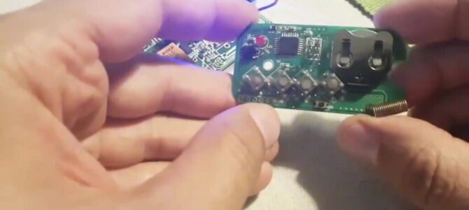 RFM69 based keyfob backup for DIY sliding door opener
