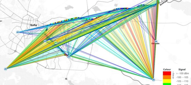 Sofia and suburbs with one of @boyannedkov #LoRaWAN GPS