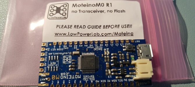 Moteino M0 and RFM95 LoRaWAN module