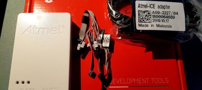 Atmel-ICE on my desk