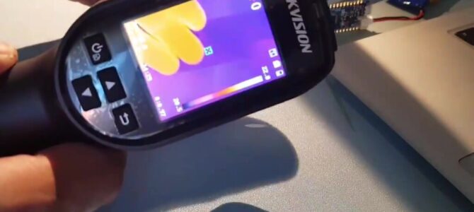 The 170 EUR Hikvision thermal camera