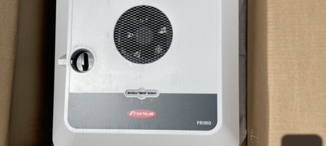 My @froniussolar Primo GEN24 6.0 kW hybrid solar inverter