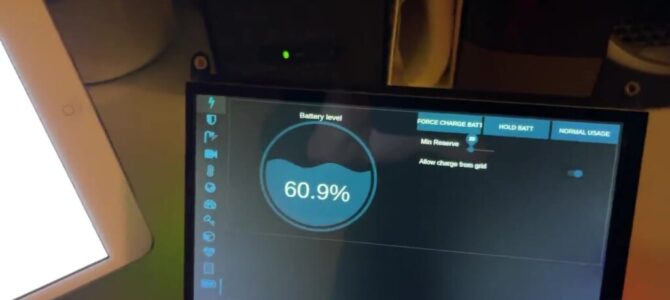 Node-Red dashboard to control the BYD PV storage battery