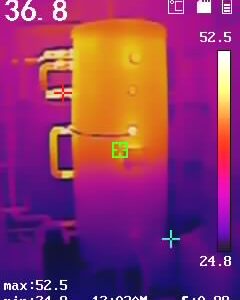 Stratification in the DHW tank