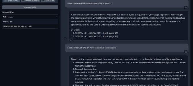 Signs of becoming lazy – load the appliance’s user manual