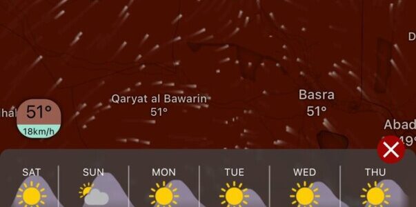 52*C in the Middle East