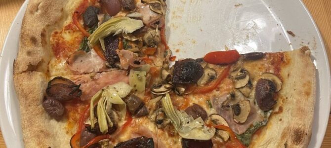 My remaining pizza at 75%