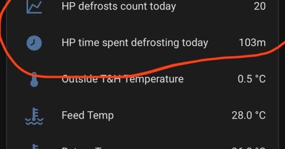 heat pump defrosting today