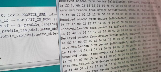 ESP32 BLE iBeacon to MQTT proof of concept bridge project