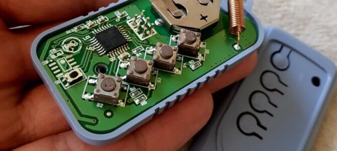 RFM69 keyfob project, already planning for v2 PCB