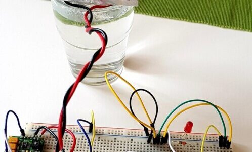 Hot water powered barebone arduino running on internal